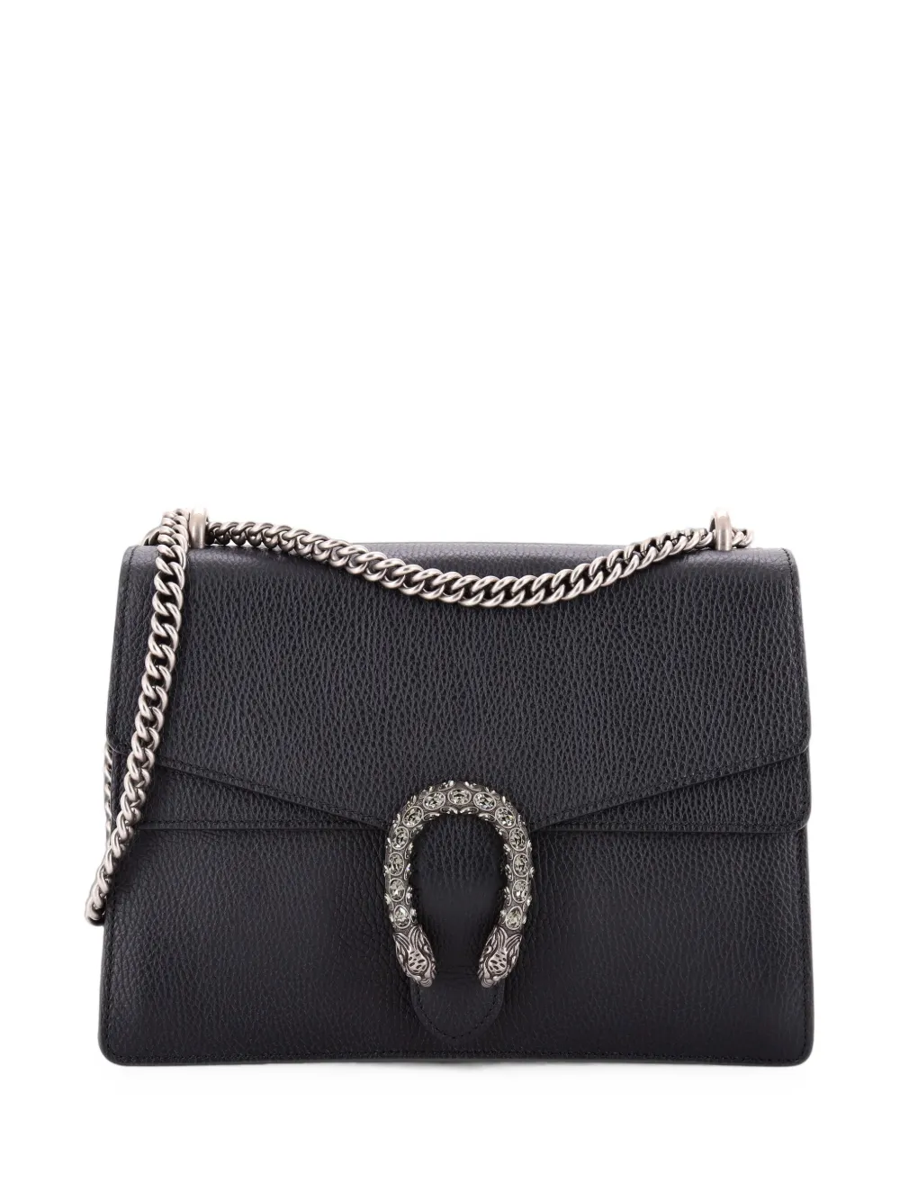 Gucci Pre-Owned Dionysus Bag Leather Medium shoulder bag - Nero