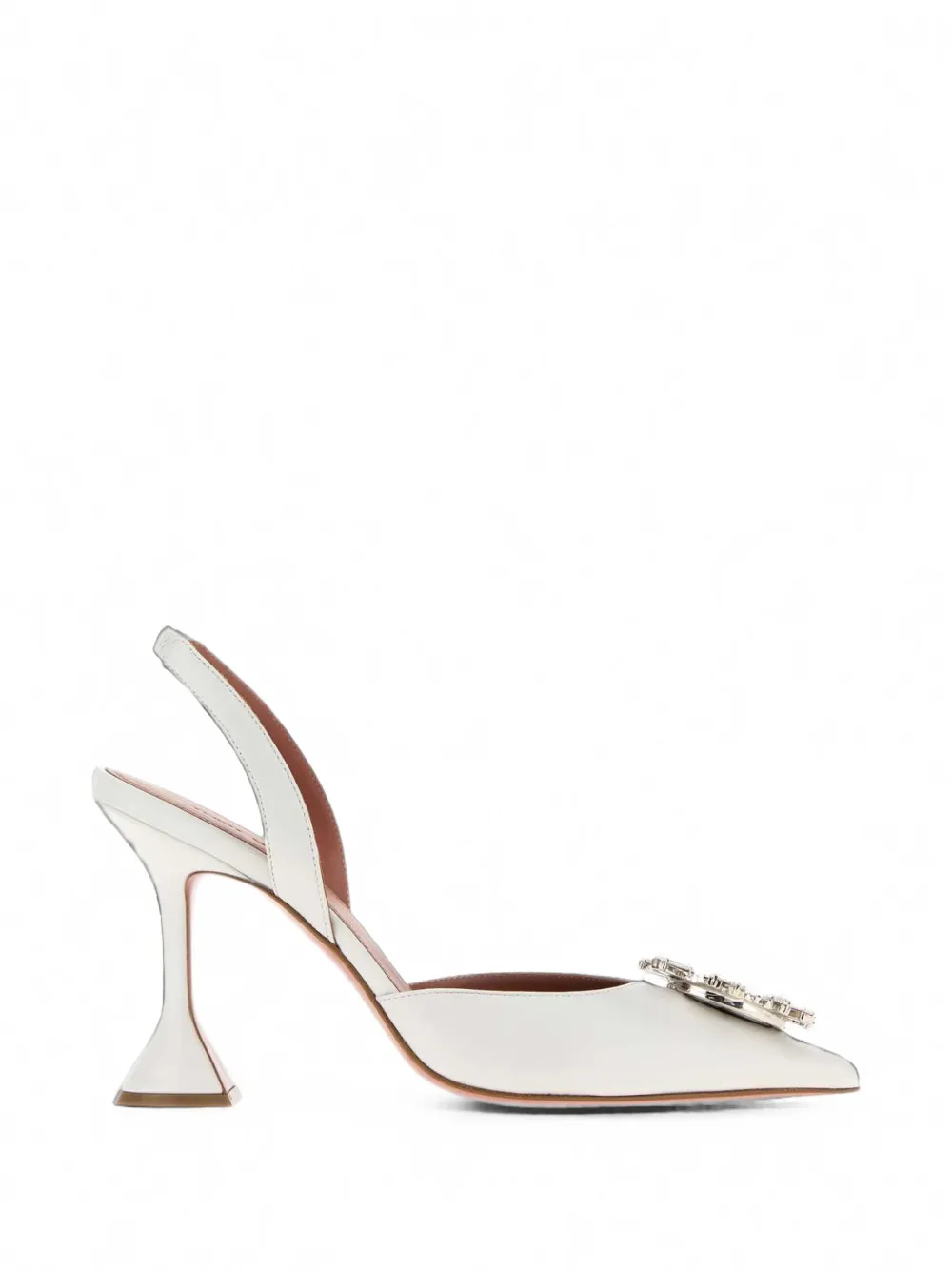 Amina Muaddi 95 Begum crystal-embellished slingback pumps