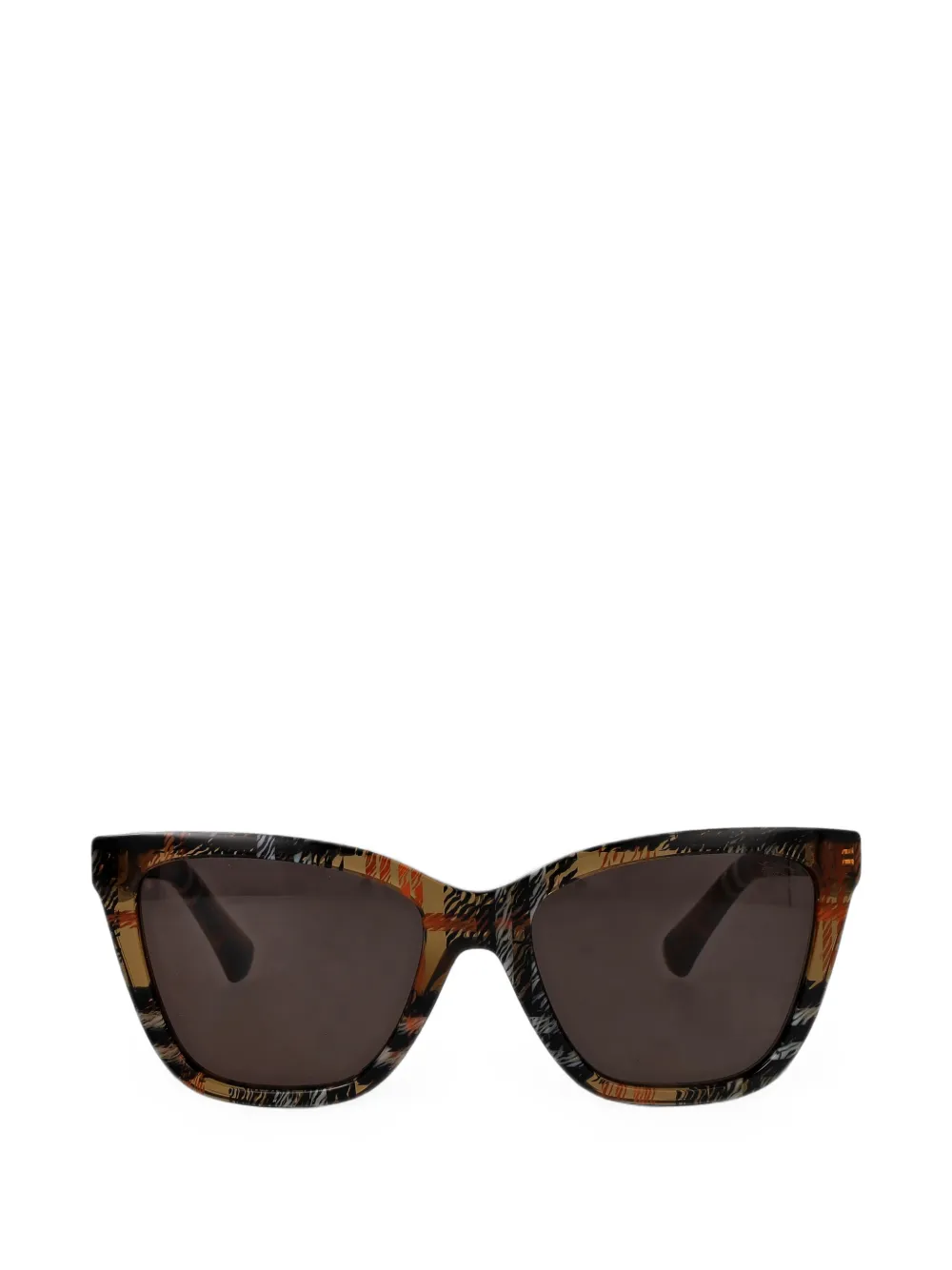 Burberry Eyewear check-print square-frame sunglasses