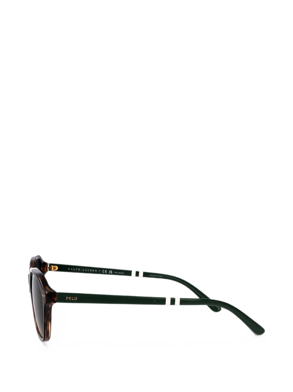 POLO RALPH LAUREN EYEWEAR Zonnebril met geometrisch montuur Bruin