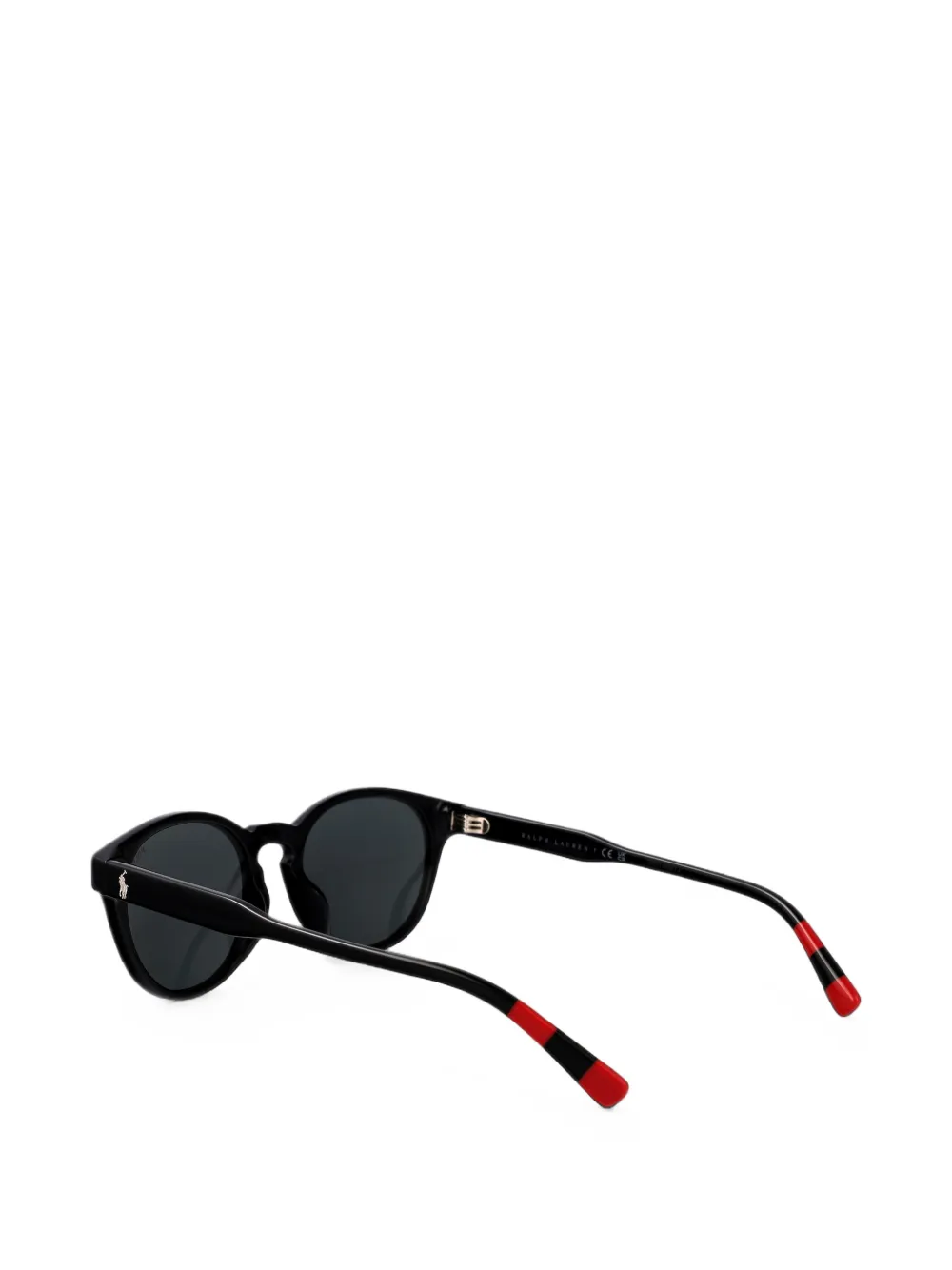 POLO RALPH LAUREN EYEWEAR Zonnebril met rond montuur Zwart