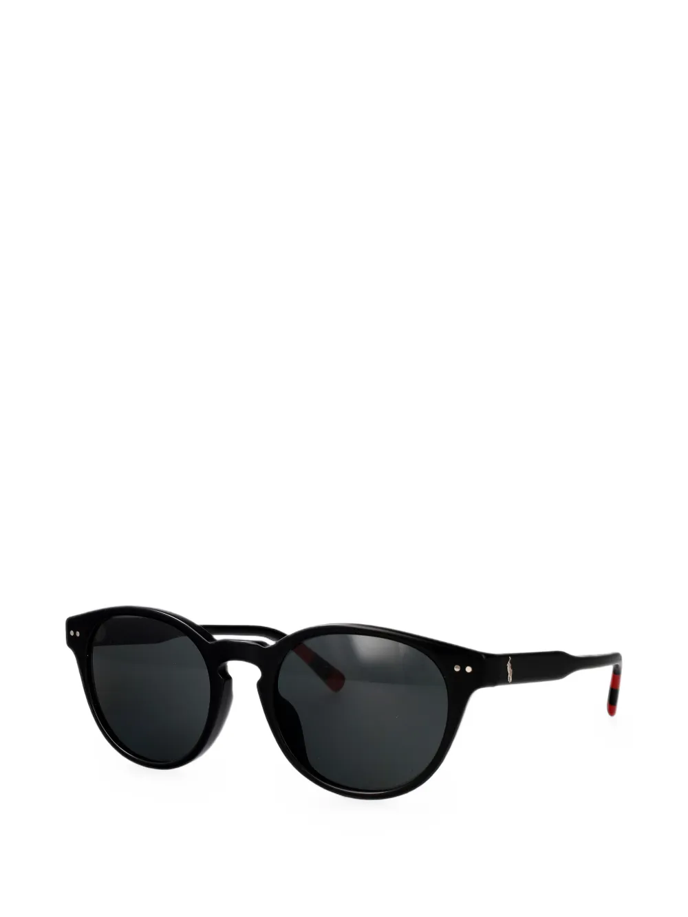 POLO RALPH LAUREN EYEWEAR Zonnebril met rond montuur Zwart