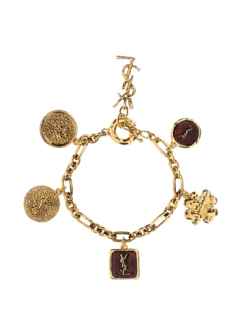 Saint Laurent Cassandre charm bracelet