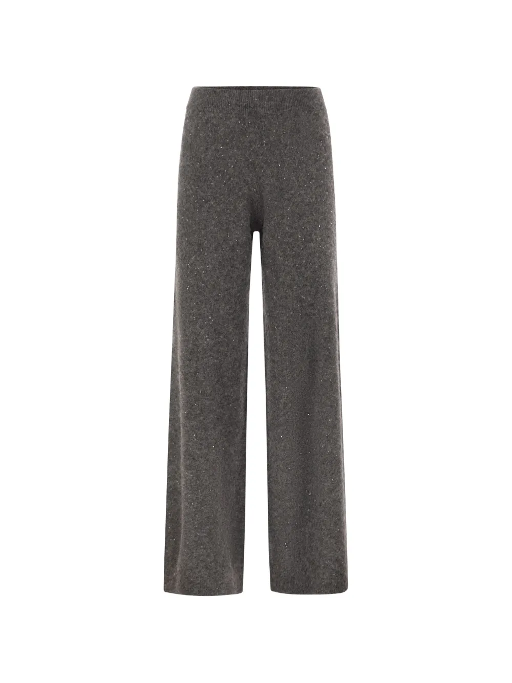 Fabiana Filippi sequin-embellished knitted trousers - Grigio