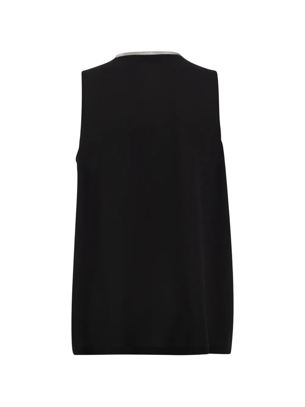 Fabiana Filippi Mouwloze top Zwart