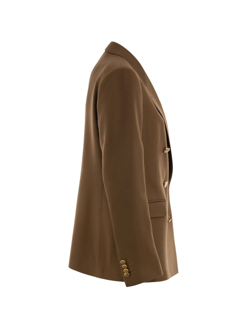 Tagliatore Blazer met dubbele rij knopen en puntige revers Bruin
