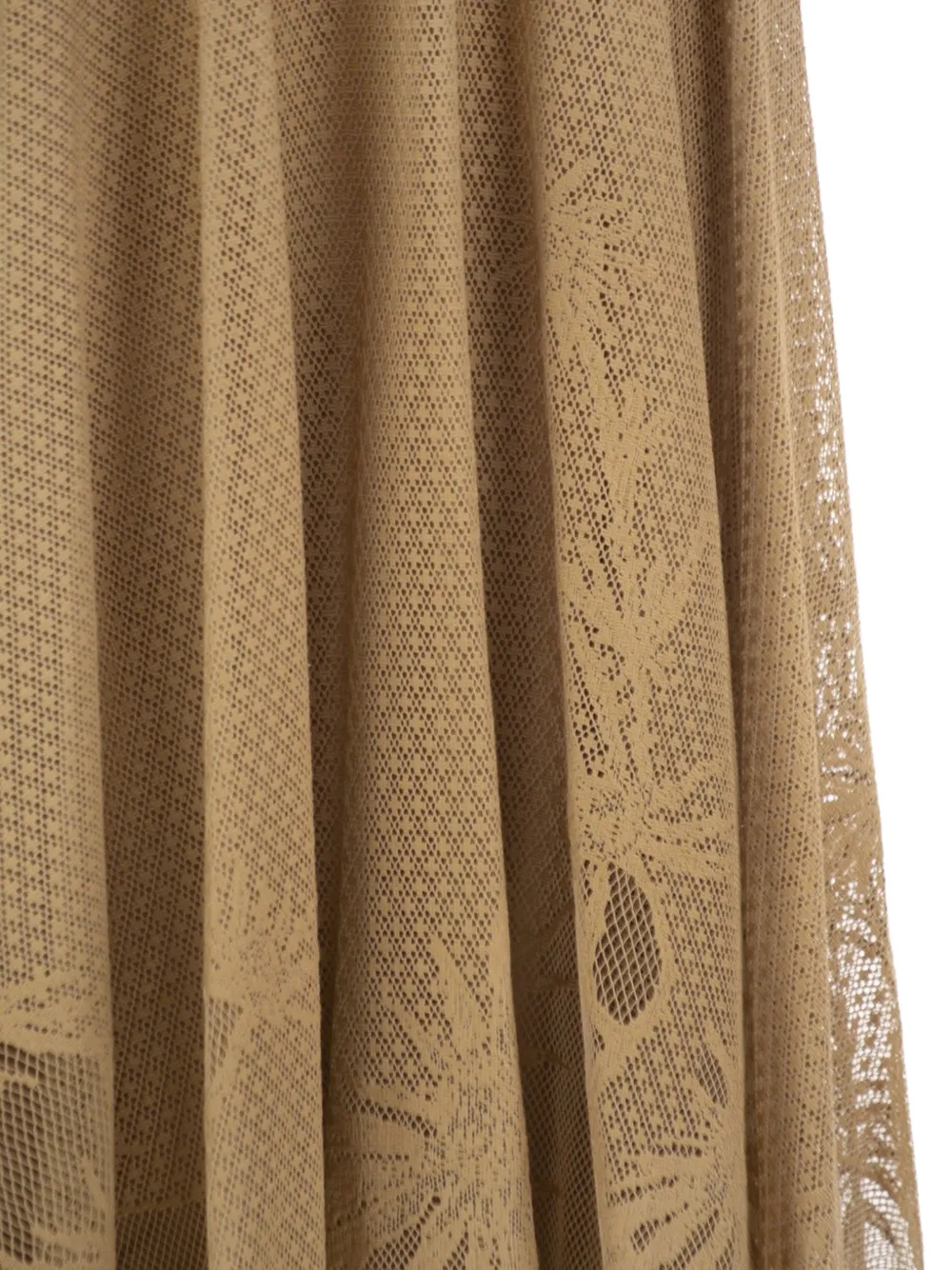 Fabiana Filippi floral-lace midi skirt Beige
