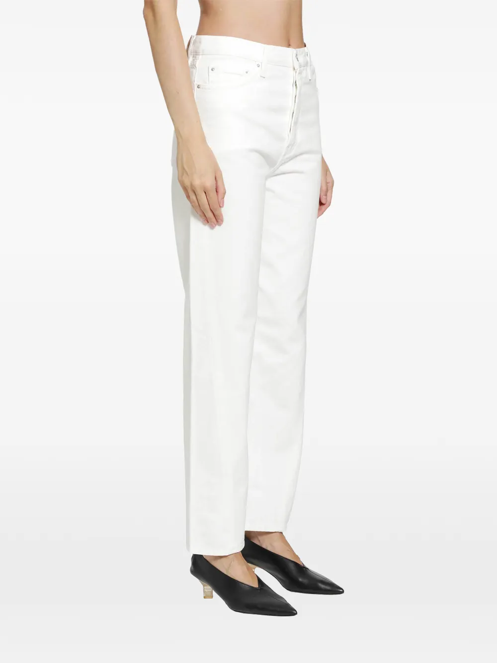 TOTEME twisted seam jeans Wit