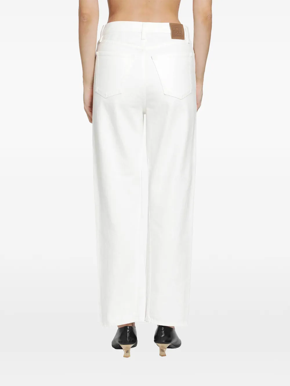 TOTEME twisted seam jeans Wit