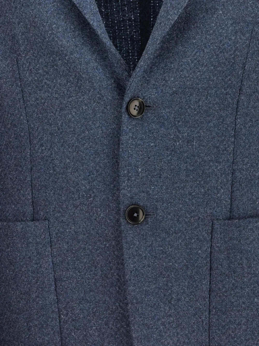 Zegna single-breasted blazer Blauw