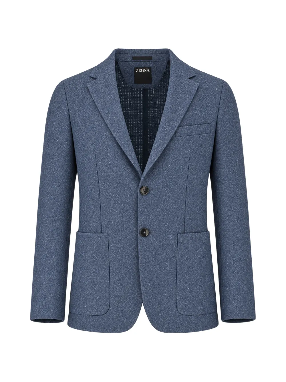 Zegna single-breasted blazer - Blau