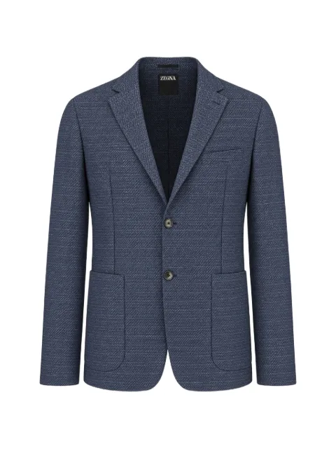 Zegna single-breasted wool jacket