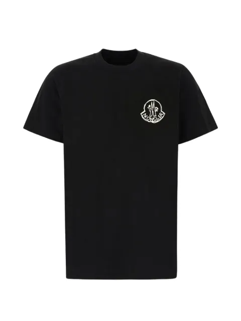 Moncler playera de algodón con logo estampado