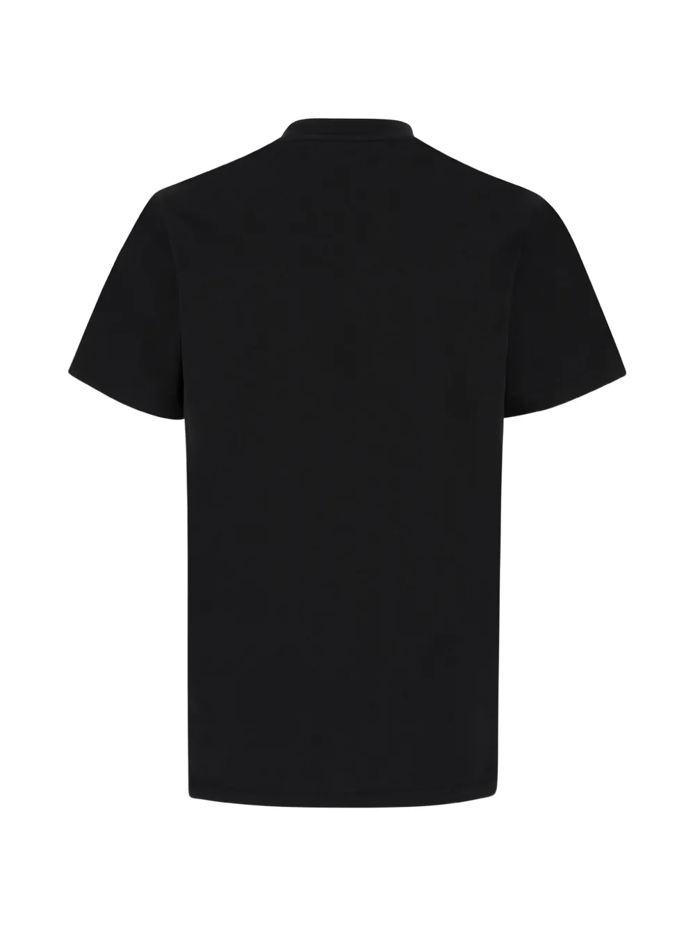 Moncler Katoenen T-shirt met logoprint Zwart