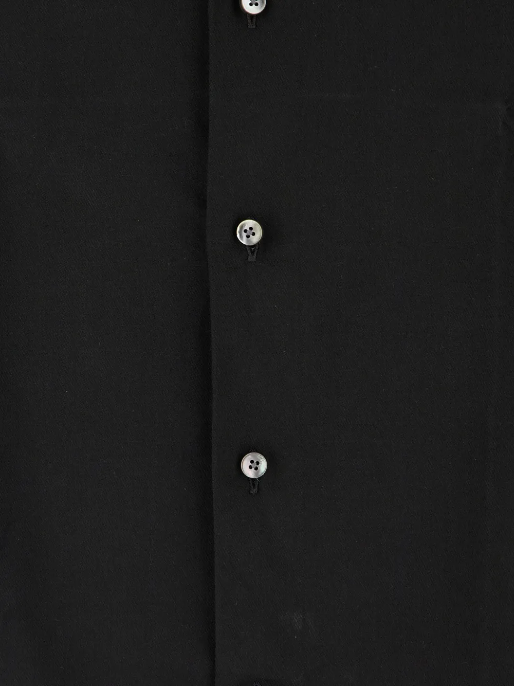 Zegna Button-down overhemd Zwart