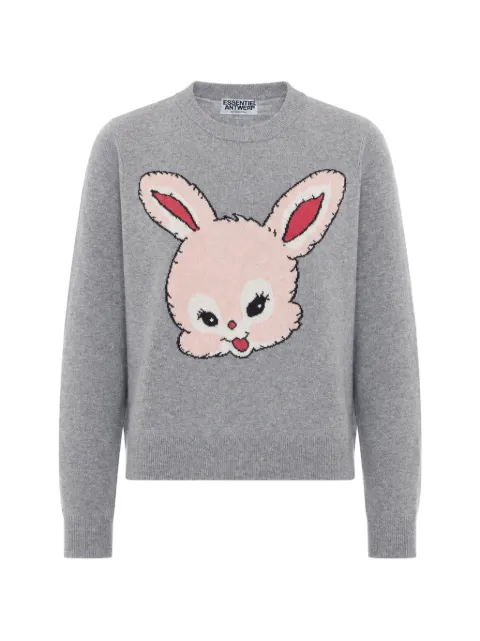 Essentiel Antwerp suéter con motivo de conejo en intarsia