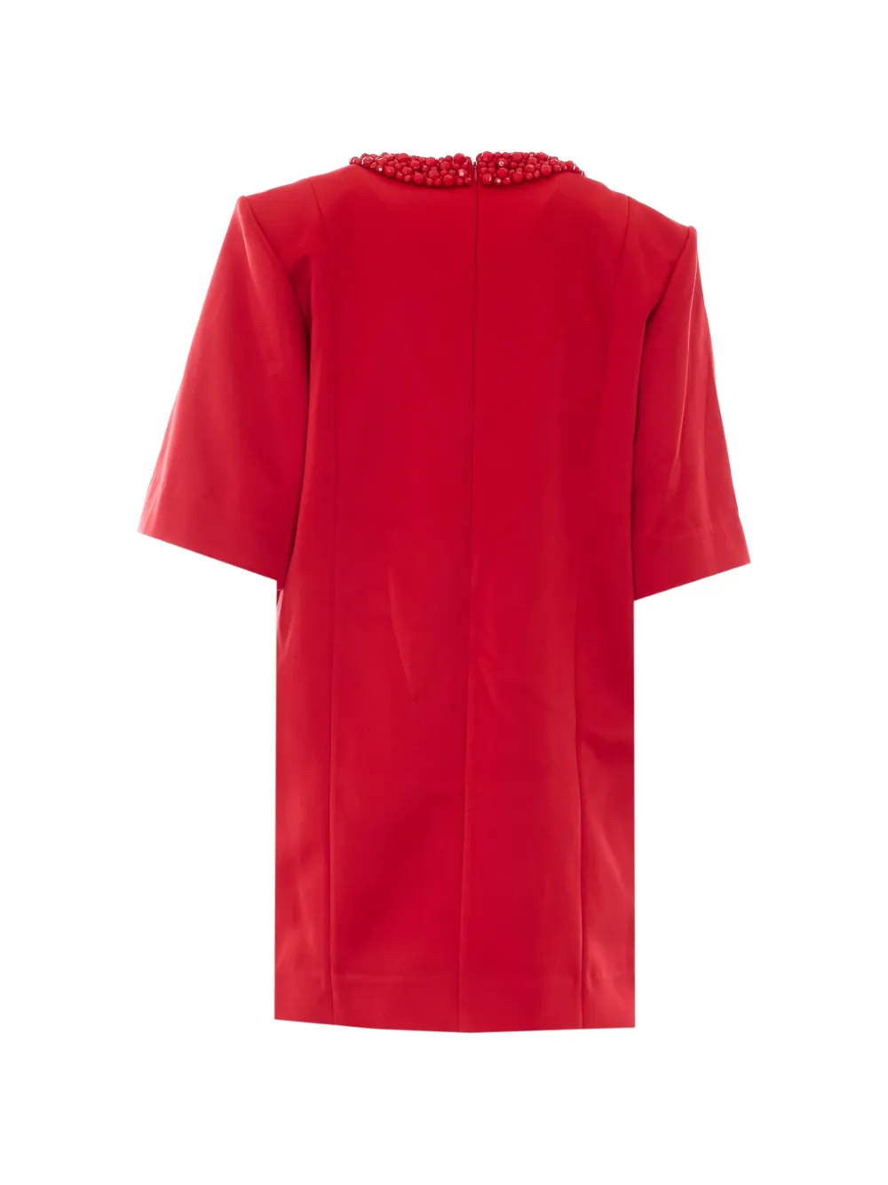 Essentiel Antwerp Kaylin jurk verfraaid met kralen Rood