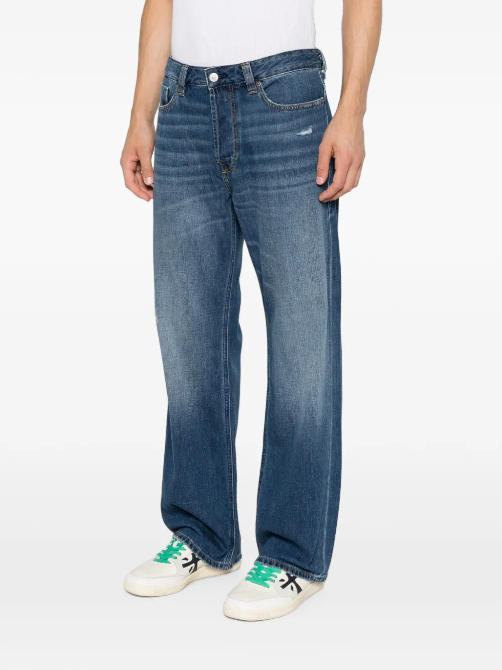 Diesel Jeans met vervaagd effect Blauw