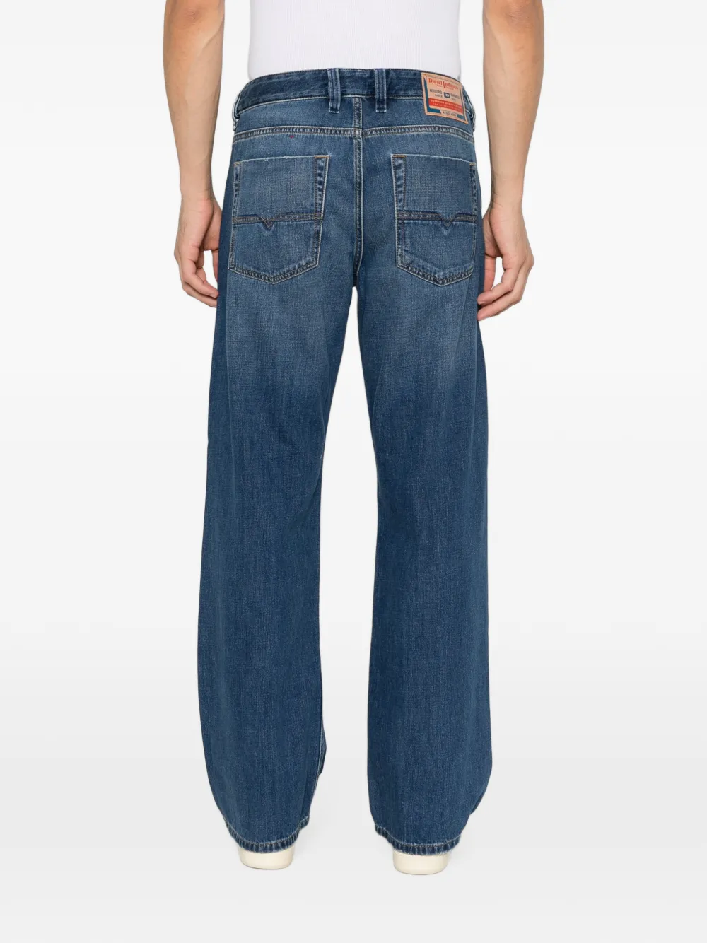 Diesel Jeans met vervaagd effect Blauw
