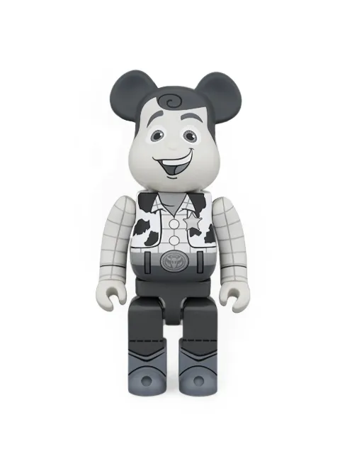 BearBrick figura coleccionable Woody B&W