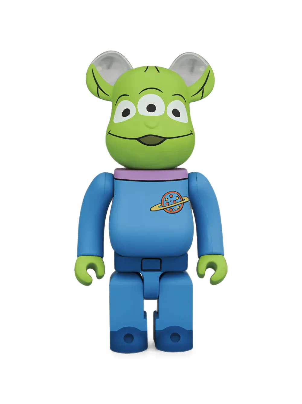 Bearbrick Toy Story Pizza Planet Alien Collectible In Blue