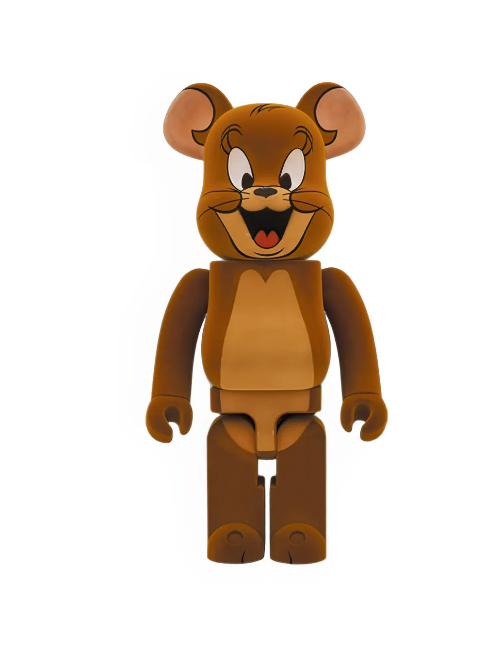 Bearbrick Jerry Flocky 1000%  Collectible In Brown