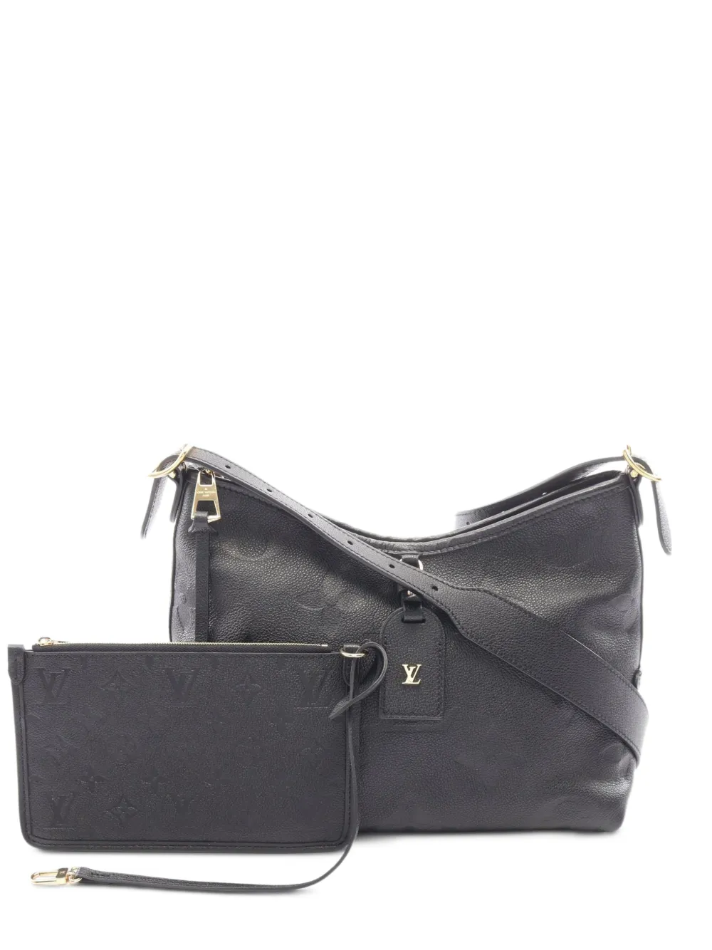 Louis Vuitton Pre-Owned 2021s PM Monogram Empreinte Carryall shoulder bag - Black
