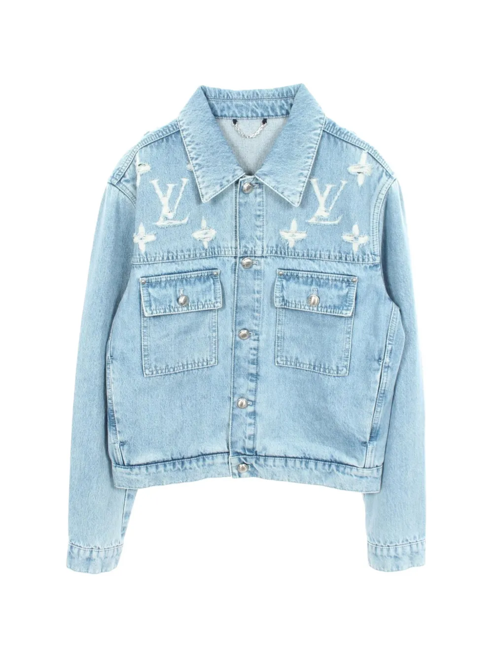 Louis Vuitton Pre-Owned 2010s Monogram denim jacket - Blu