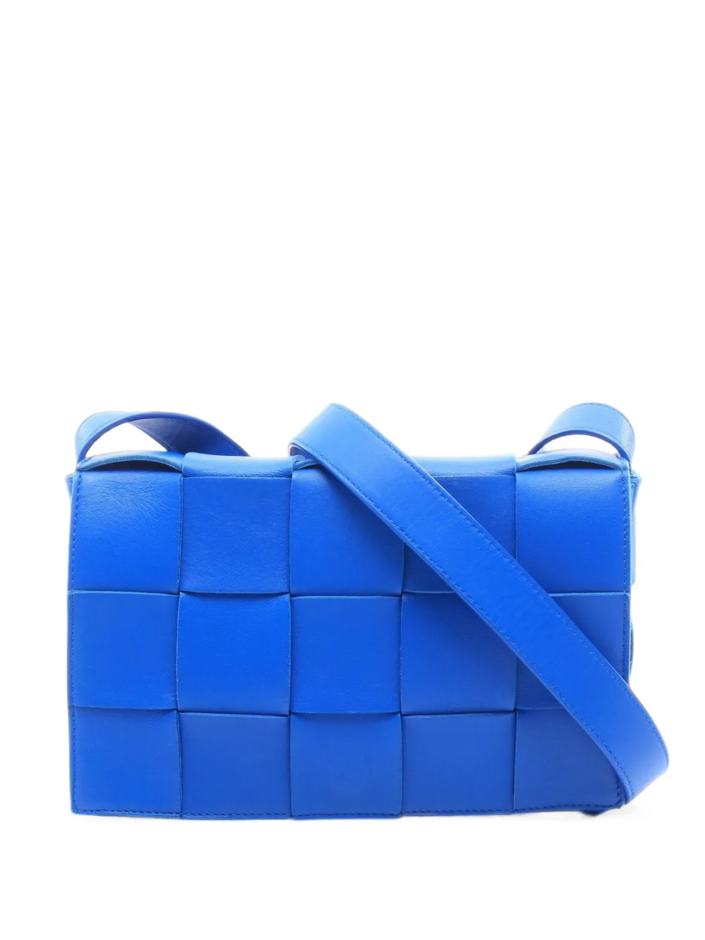 Bottega Veneta Pre-Owned 2010s Cassette Intrecciato shoulder bag - Blu