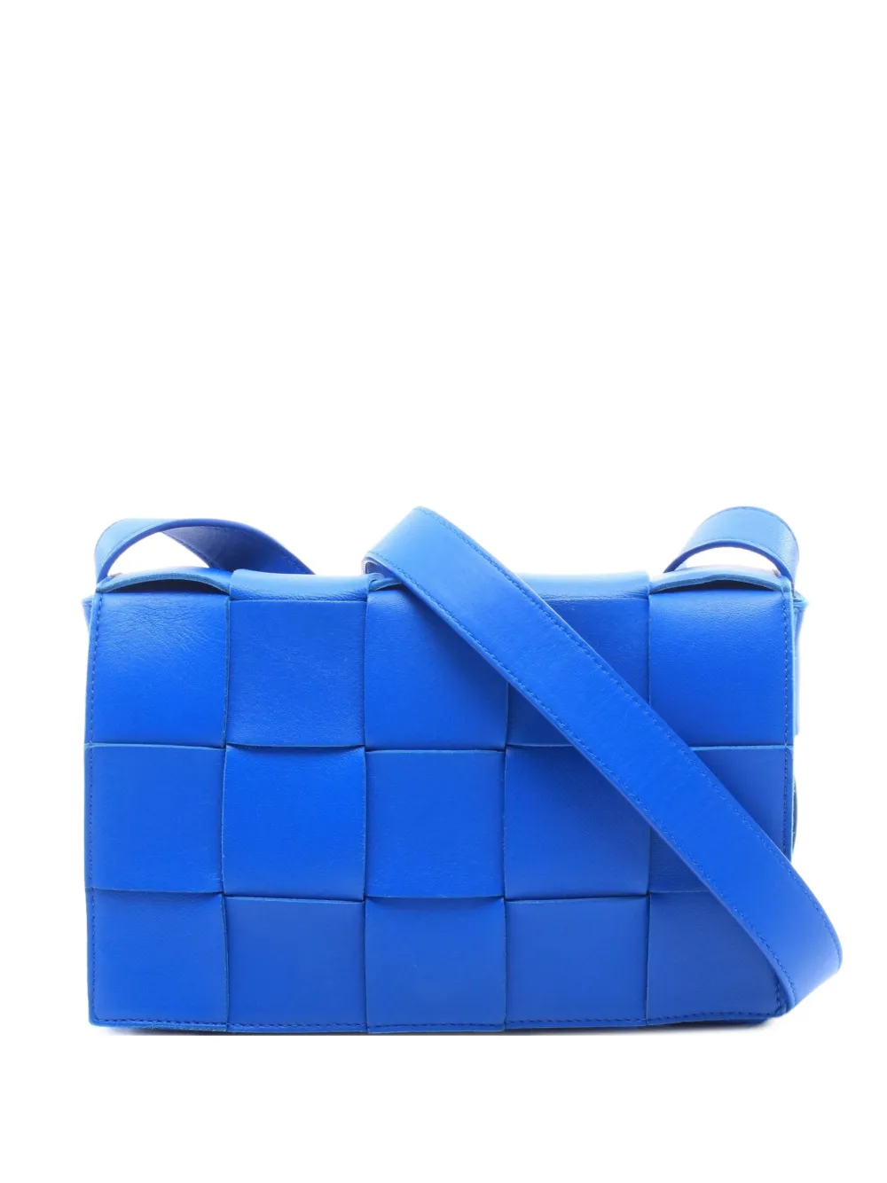 Bottega Veneta Pre-Owned 2010s Cassette Intrecciato Schultertasche - Blau