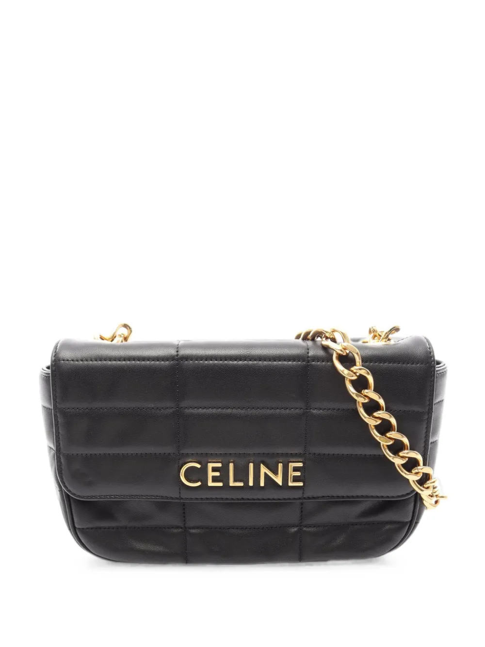 Celine Pre-Owned 2010s Matelasse chain shoulder bag - Nero