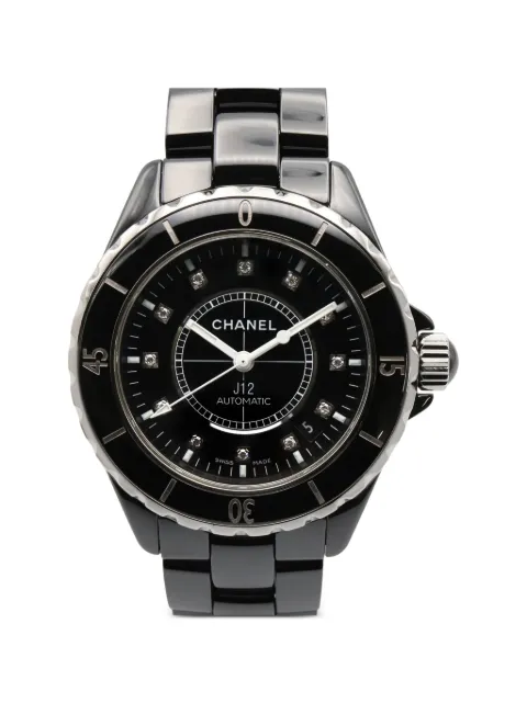 CHANEL Pre-Owned 2021s J12 diamond ceramic 38mm watch