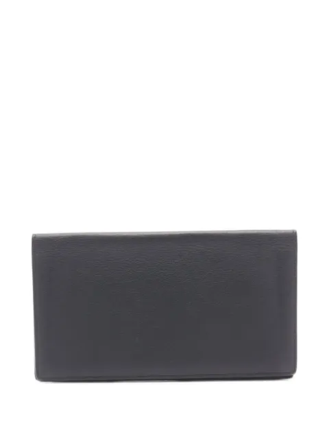 Hermès Pre-Owned cartera Citizen de sarga y piel Evercolor 2017