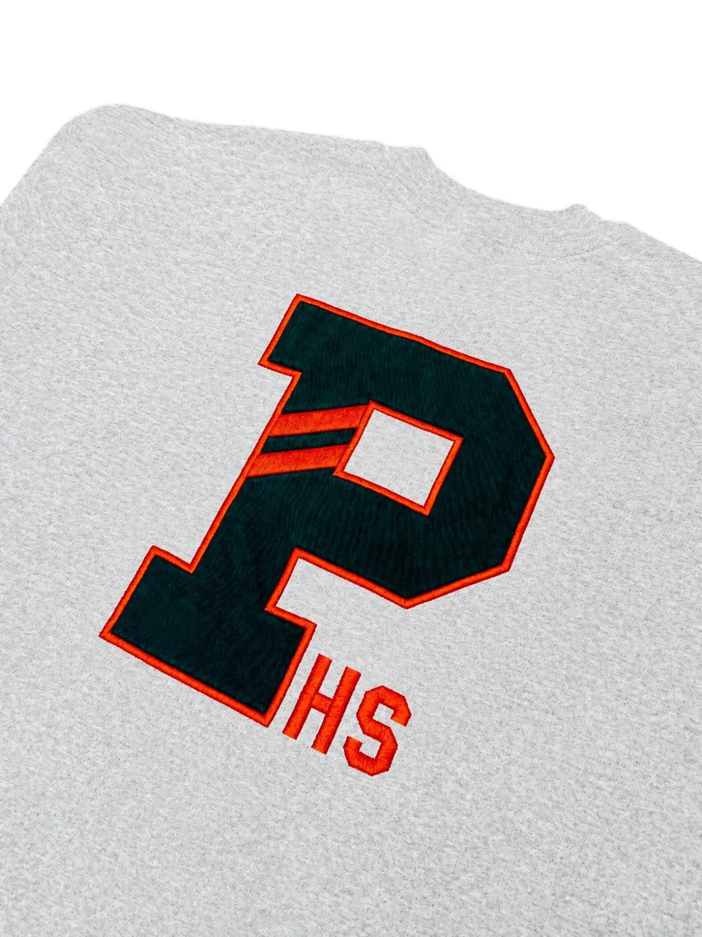 Champion Sweater met V-hals en logo-patch Grijs