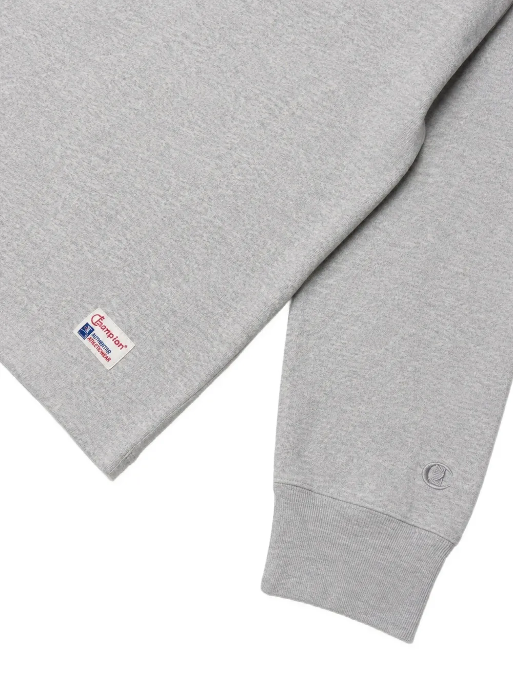 Champion Sweater met V-hals en logo-patch Grijs