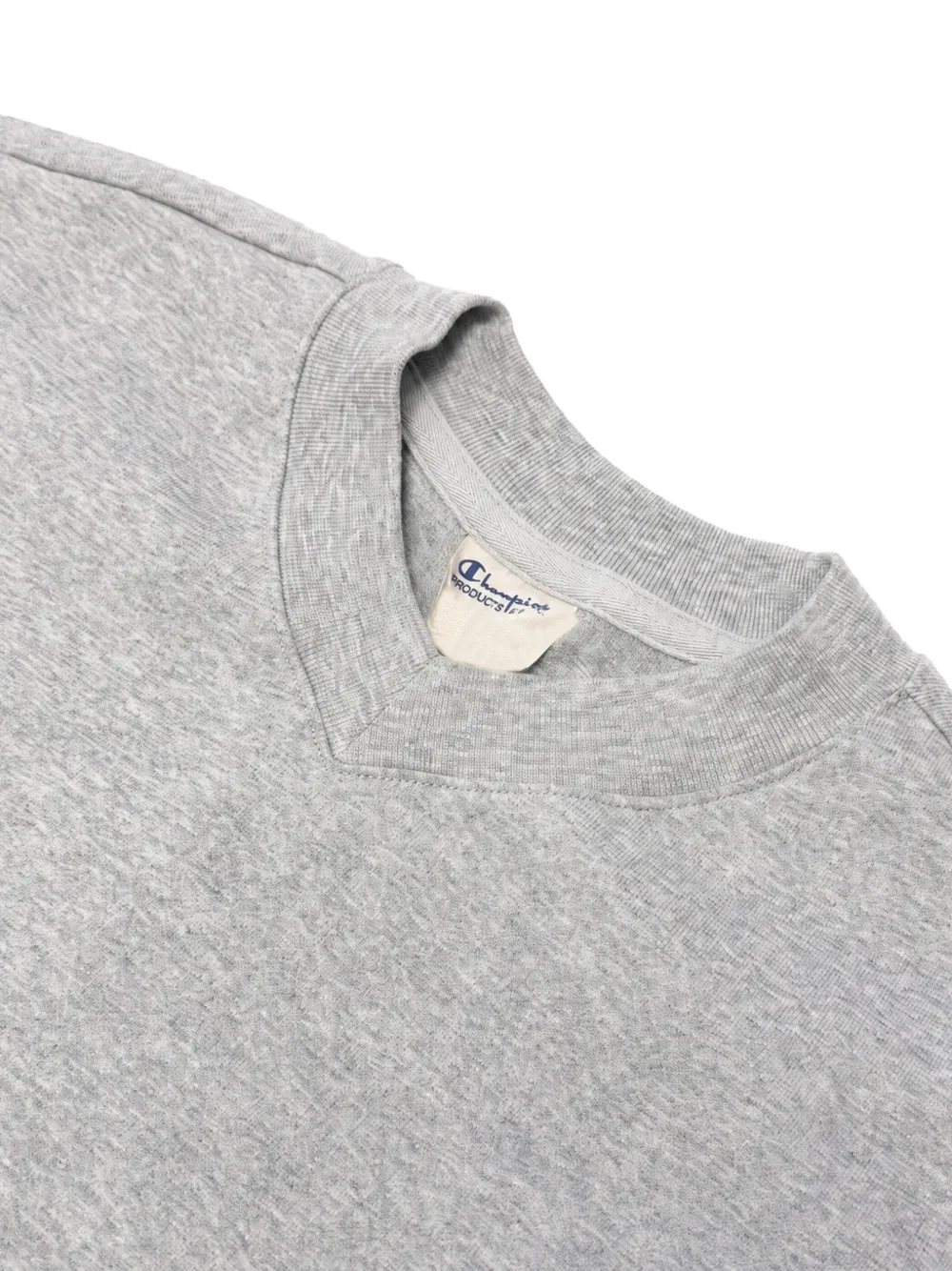 Champion Sweater met V-hals en logo-patch Grijs