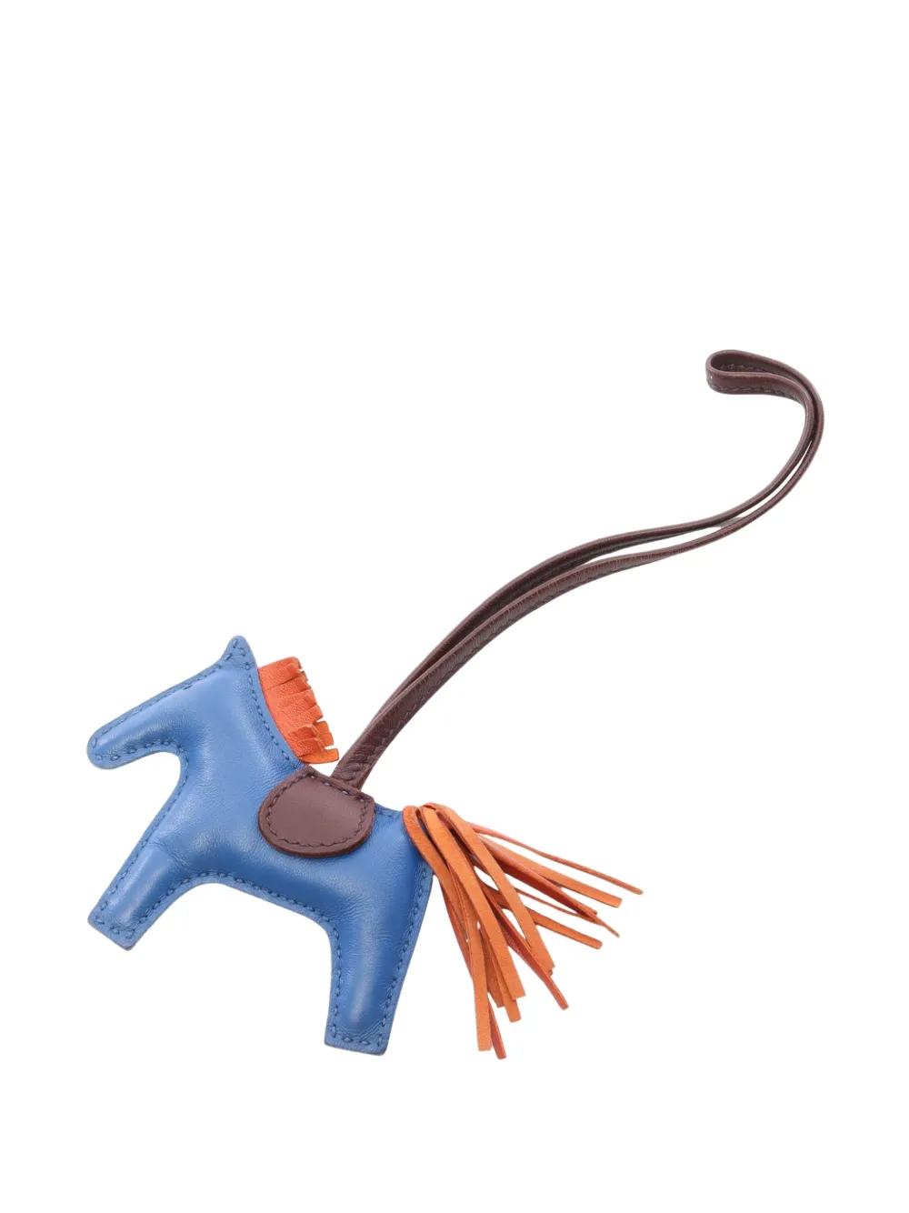 Hermès Pre-Owned 2022 PM Rodeo bag charm - Blu