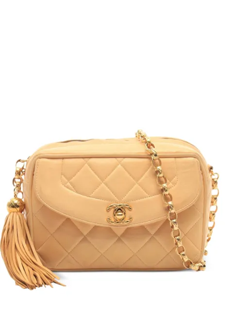 CHANEL Pre-Owned Matelassé tassel shoulder bag