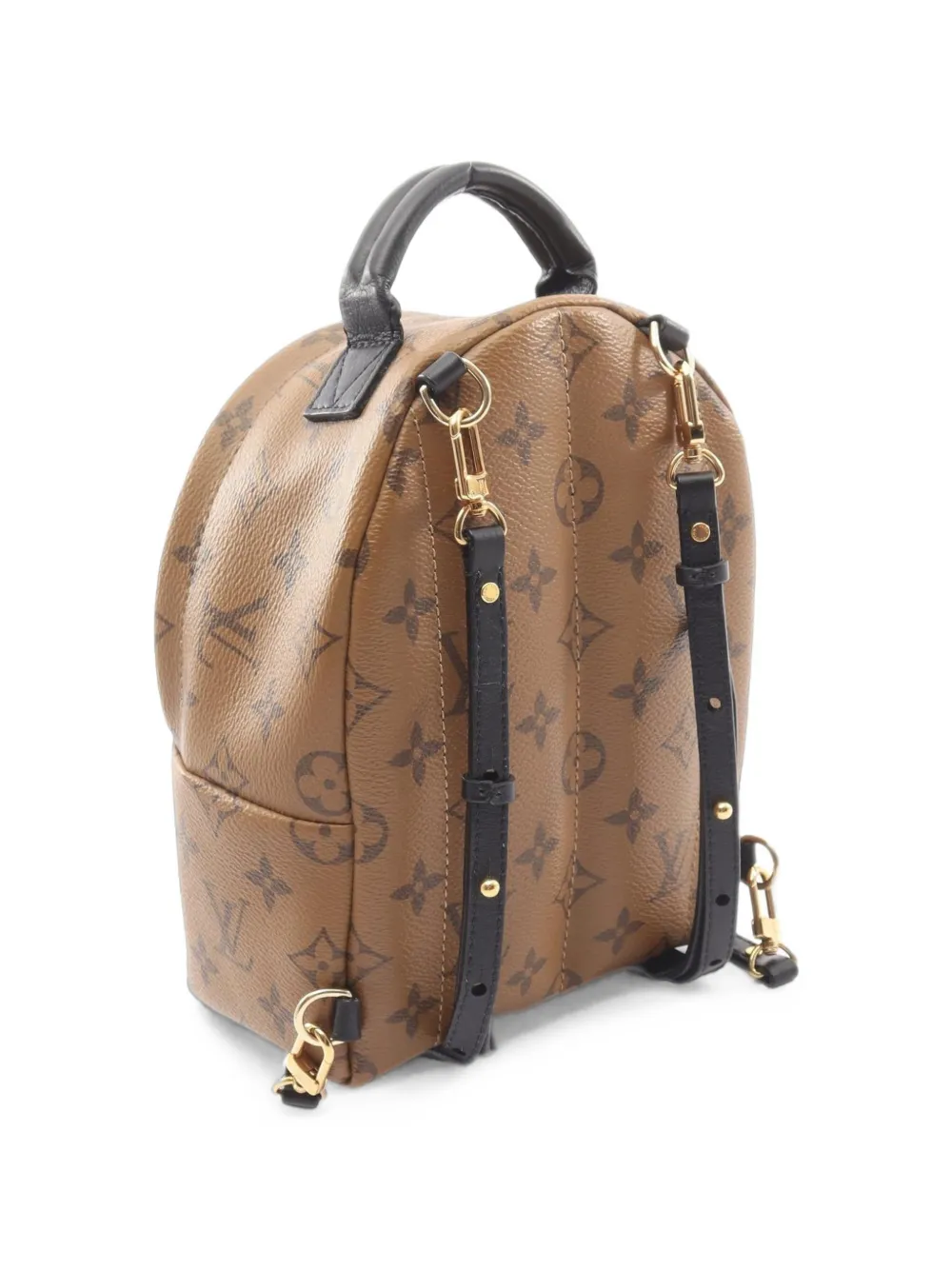 Louis Vuitton Pre-Owned 2019 pre-owned Palm Springs Monogram Reverse rugzak Bruin