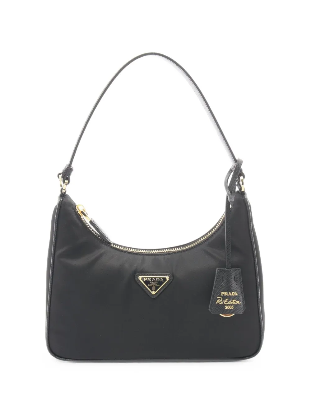 Prada Pre-Owned 2020s Re-Edition 2005 Re-Nylon shoulder bag - Nero