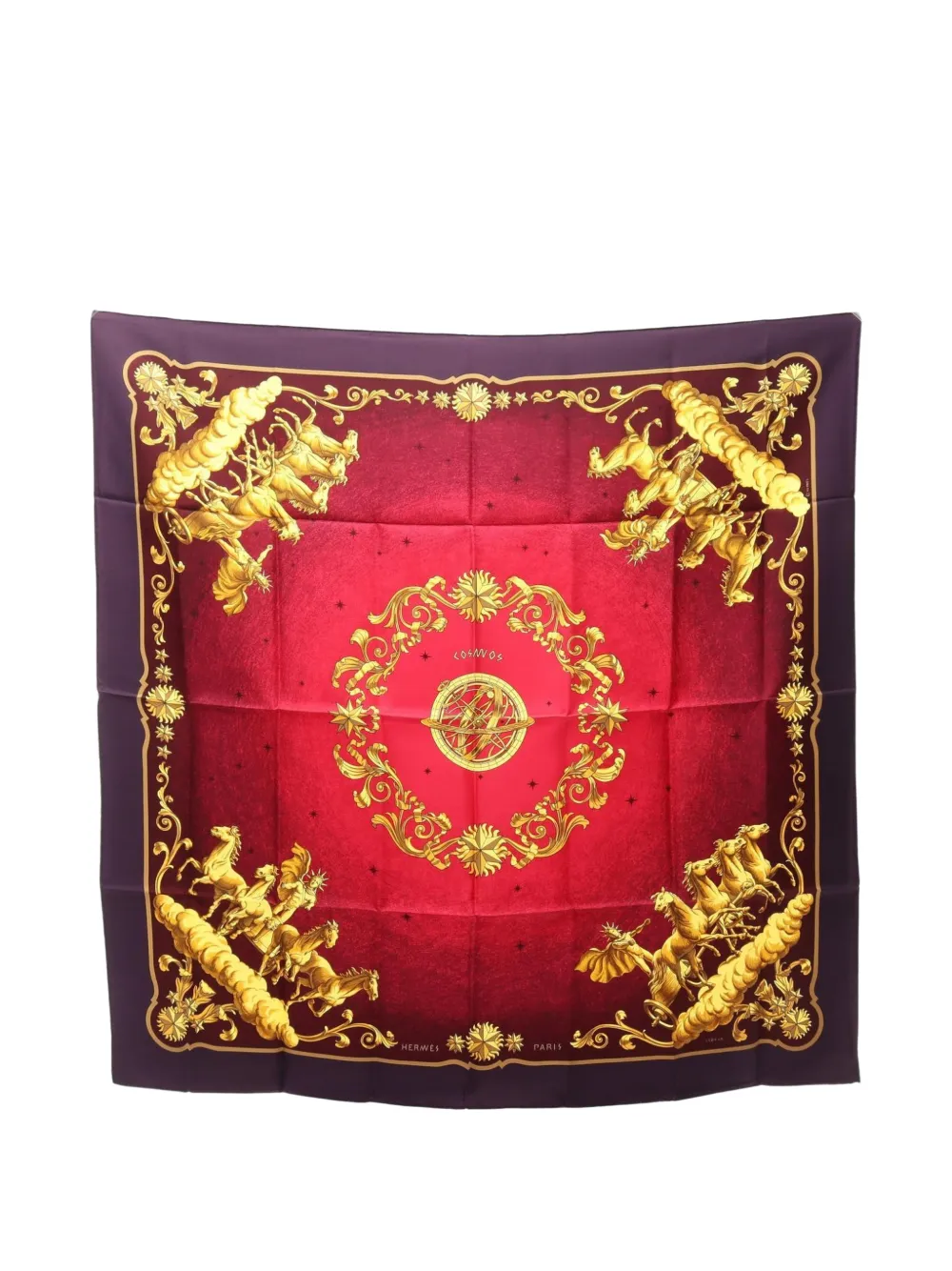 Hermès Pre-Owned 2010s Cosmos scarf - Rosso