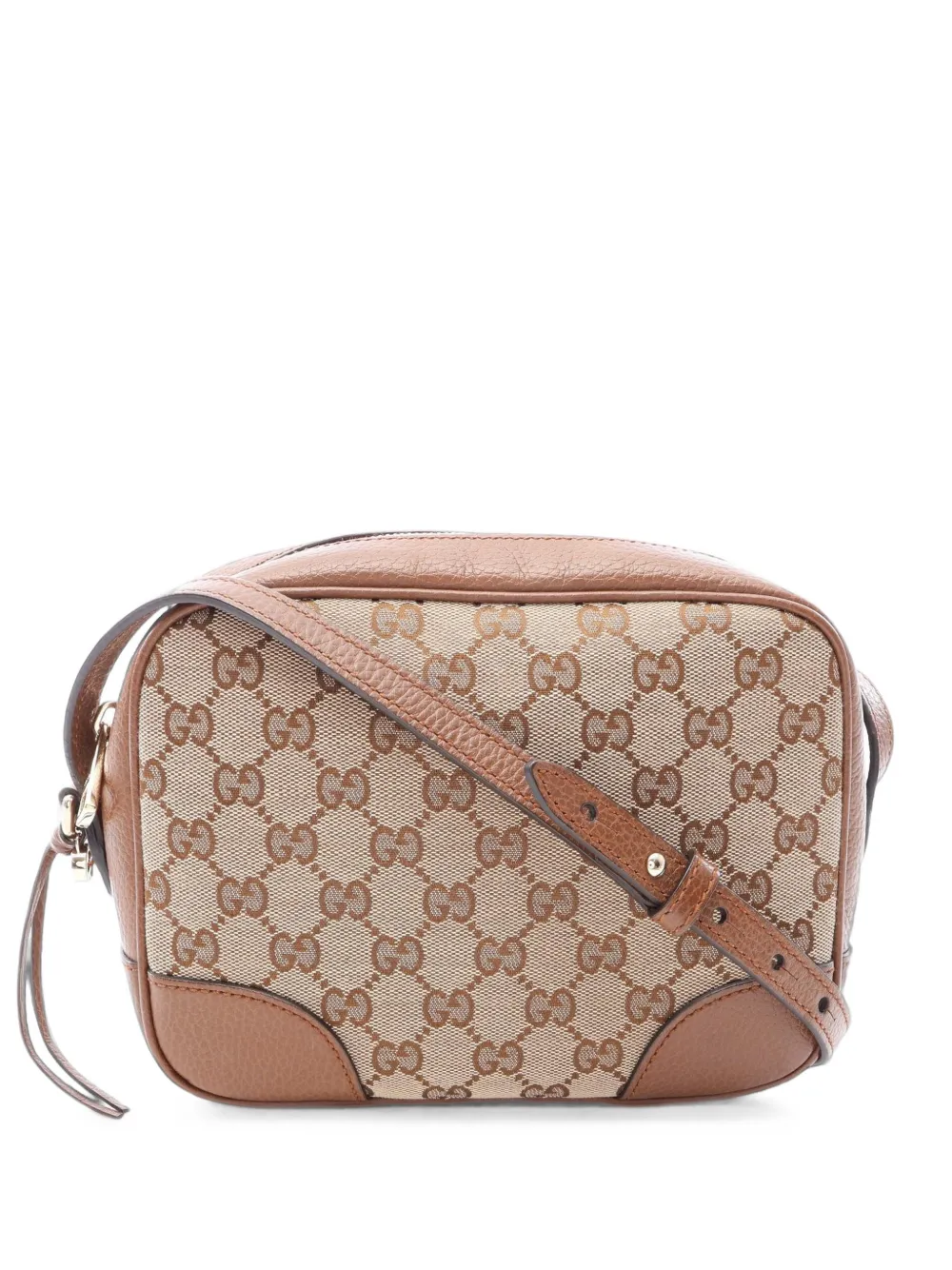 Gucci Pre-Owned 2000s GG Bree canvas shoulder bag - Marrone