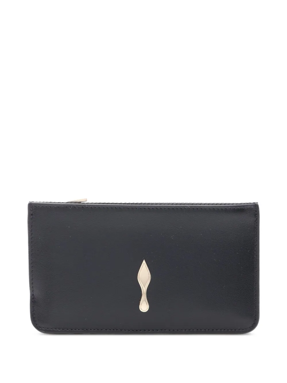 Christian Louboutin Pre-Owned 2020s Portemonnaie mit Logo-Schild - Schwarz