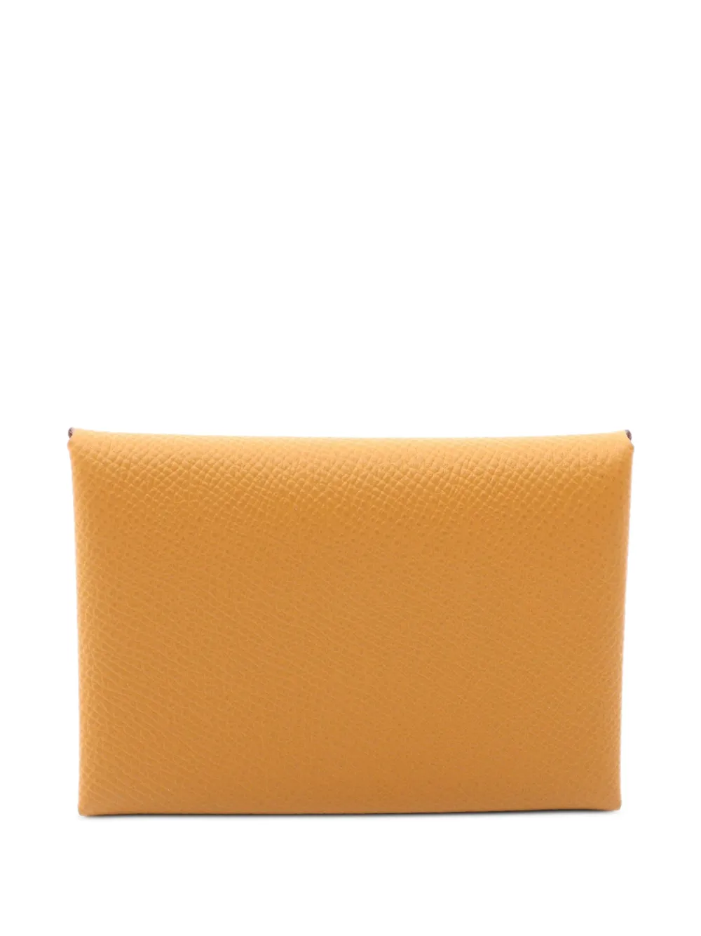 Hermès Pre-Owned 2026 Calvi Duo coin purse - Marrone