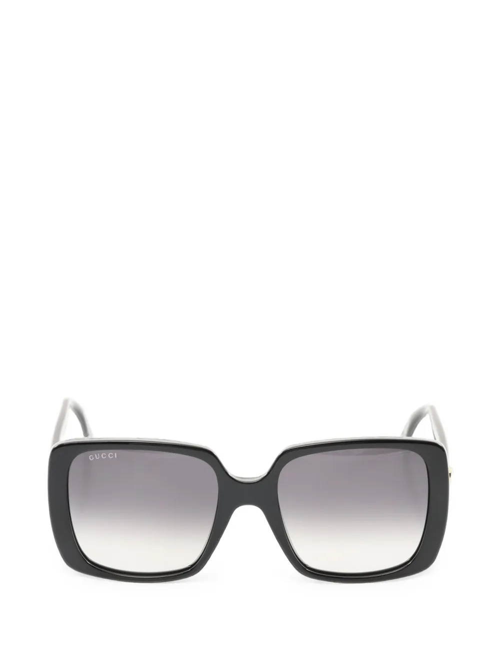 Gucci Pre-Owned 2020s Double G square sunglasses - Nero