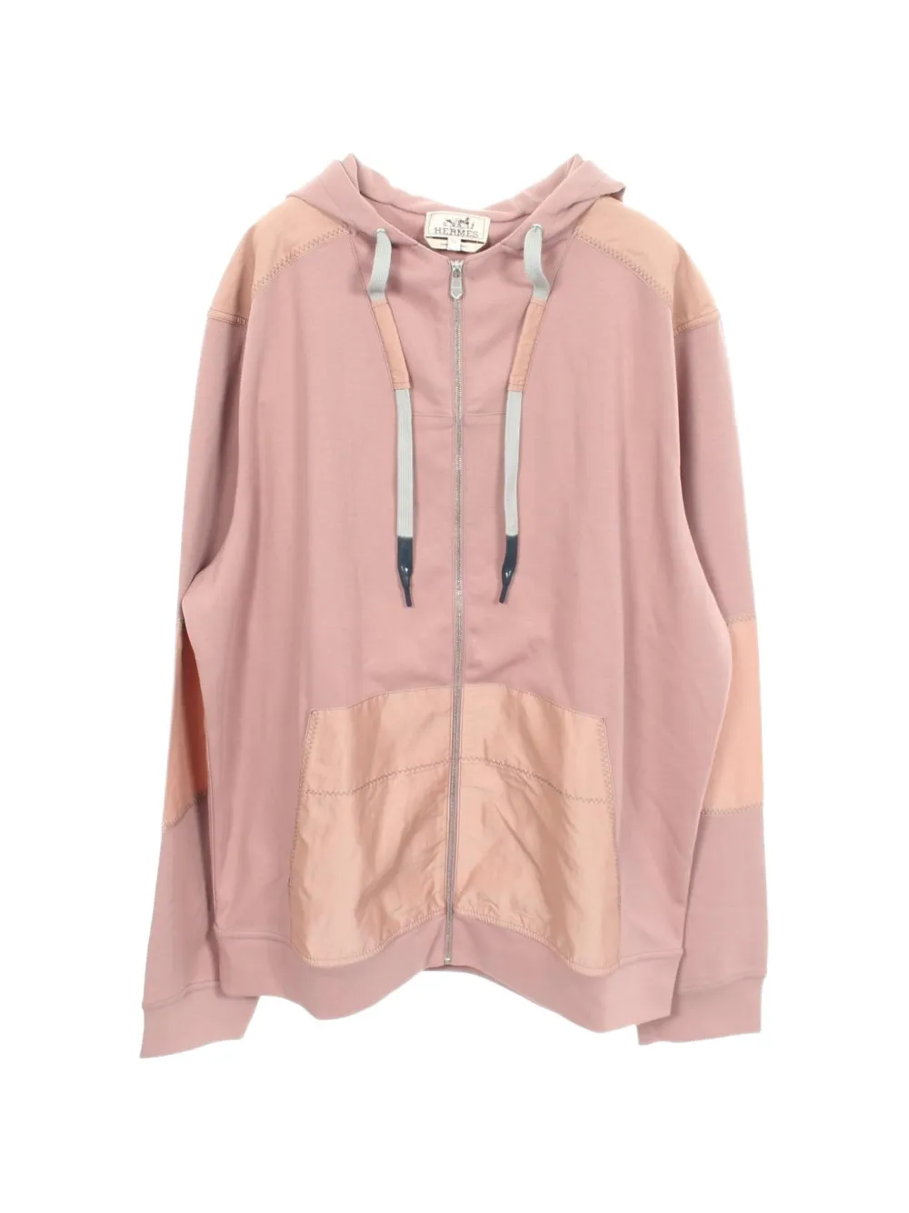 Hermès Pre-Owned 2010s Voile H zip-up hoodie - Rosa