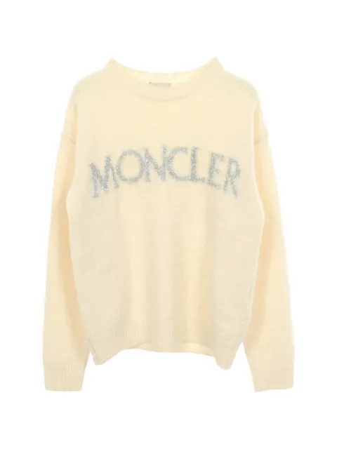 Moncler Vintage 2010s logo knit sweater