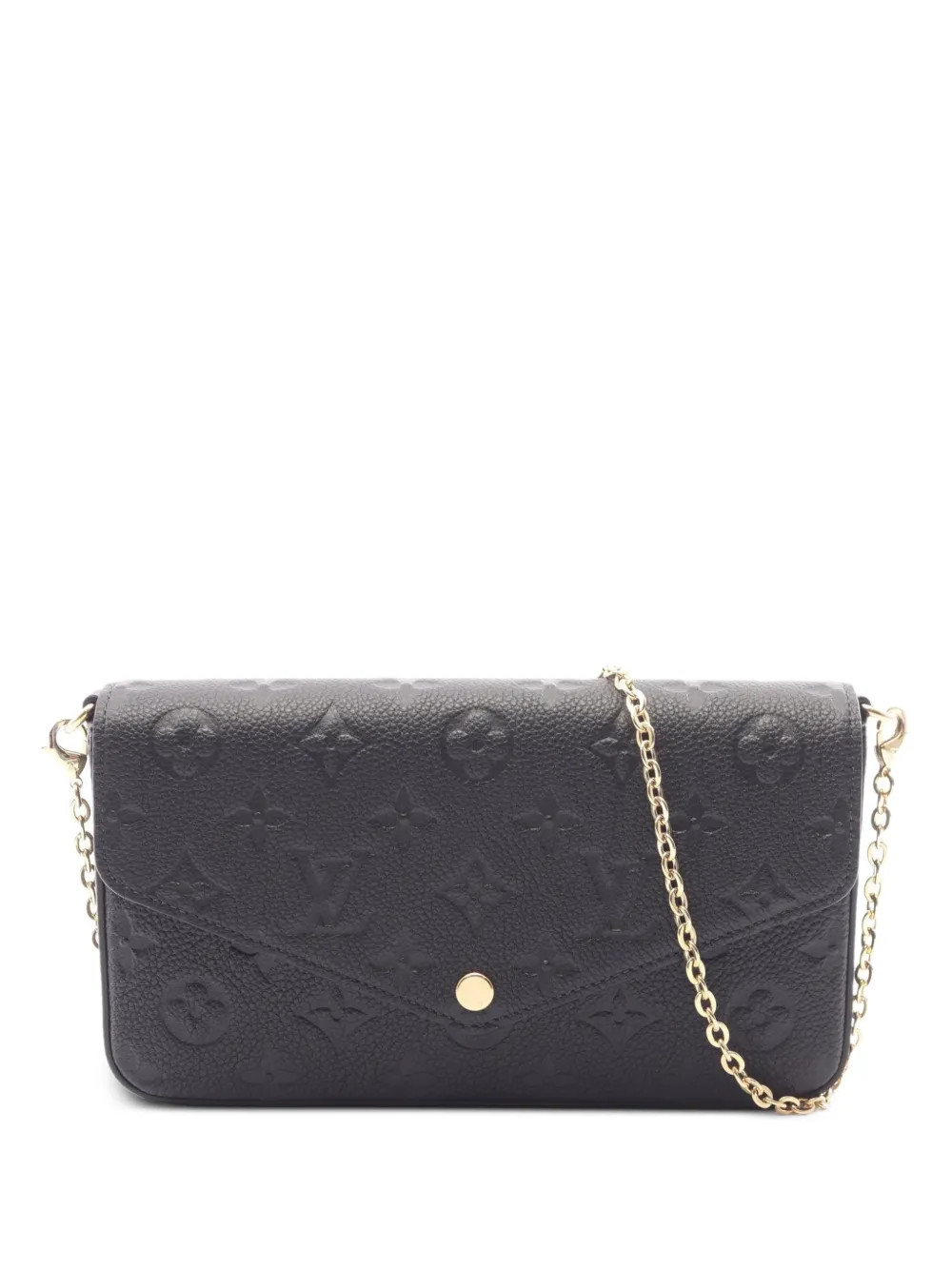 Louis Vuitton Pre-Owned 2021 Felicie Monogram Empreinte Schultertasche - Schwarz