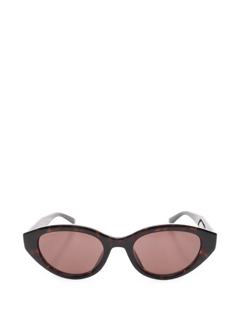 Gucci Pre-Owned 2020s cat-eye sunglasses - Marrone