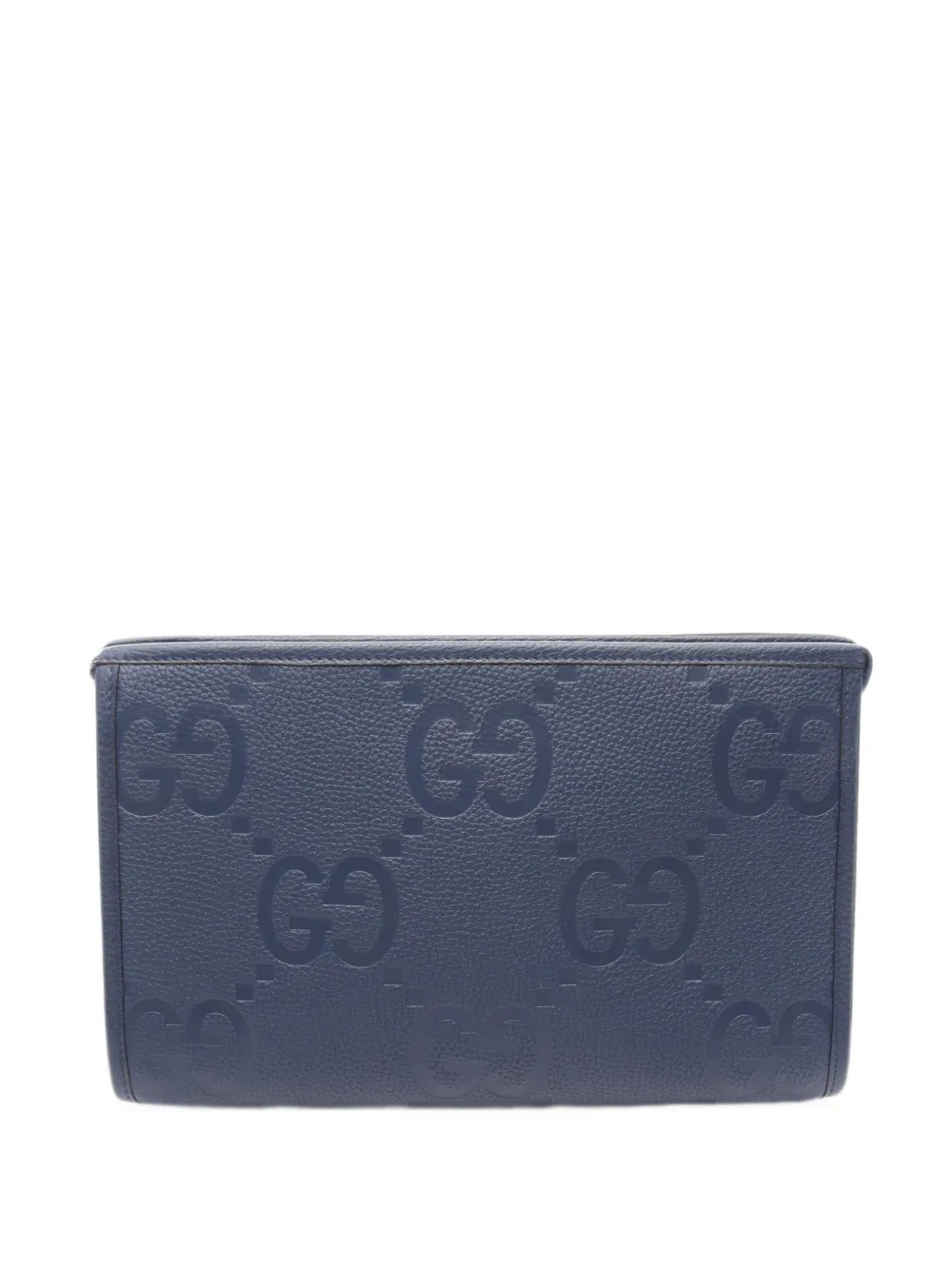 Gucci Pre-Owned 2010s Jumbo GG clutch bag - Blu